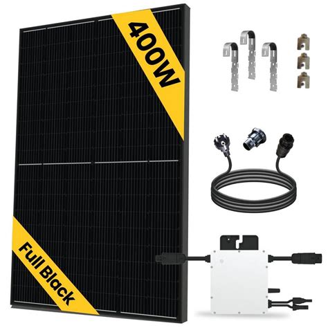 Eppsolar Solaranlage 400w Black Frame Hieff Photovoltaik