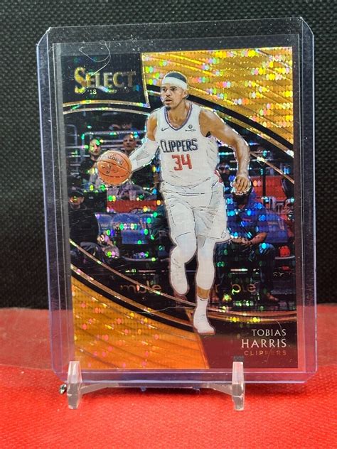 Panini Select Courtside Fotl Neon Orange Pulsar Tobias