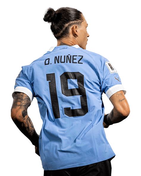 Darwin Nuñez PNG Uruguay Render Futbol Imagen