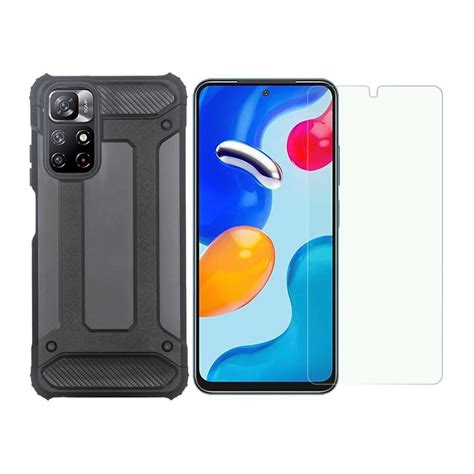 Set Husa Phoneguard Tough Armor Si Protectie Ecran Flexibila Pentru