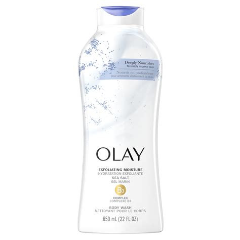 Olay Exfoliating Body Wash With Sea Salts 22 Fl Oz Walmart