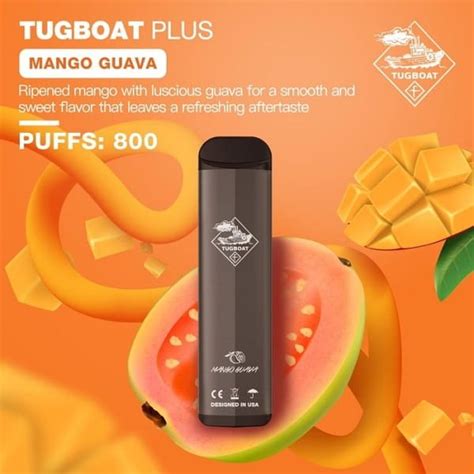 Buy Tugboat Plus Mango Guava Disposable Vape From AED25 With Delivery