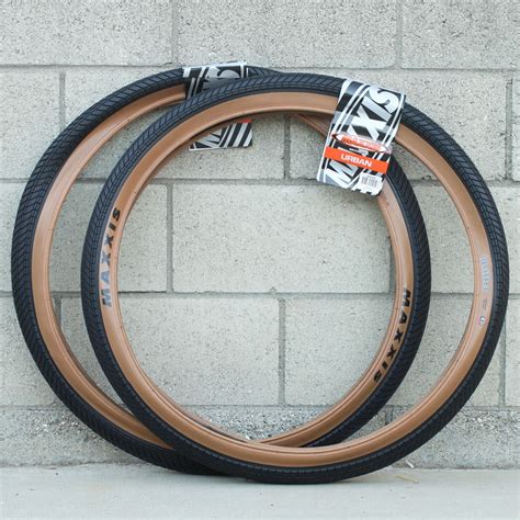 Pair Of Maxxis Bmx Grifter Bicycle Tires X Black Tan Gum