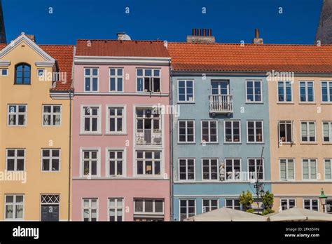 Colorful houses of Nyhavn district in Copenhagen, Denmark Stock Photo - Alamy