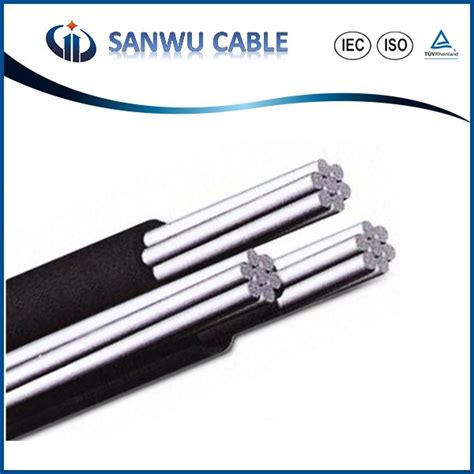 Aluminum 0 6 1kv Aerial Bunched Cable Overhead Drop Line Cable And