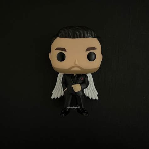 Lucifer Morningstar Tv Show Custom Funko Pop Doll Figure Etsy