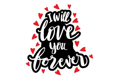 I Will Love You Forever Graphic By Handhini · Creative Fabrica