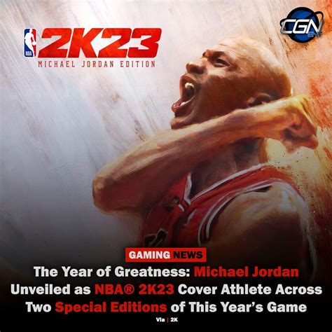 Michael Jordan Unveiled As Nba 2k23 Cover Athlete 202207the Year Of