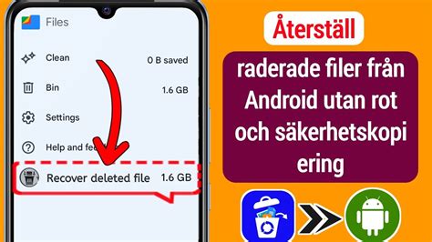 Hur Man Terst Ller Raderade Filer Fr N Android Utan Root Och