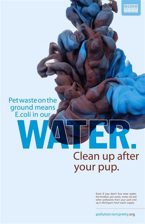 Environmental Water Protection Poster Pollution Isnt Pretty Campaign