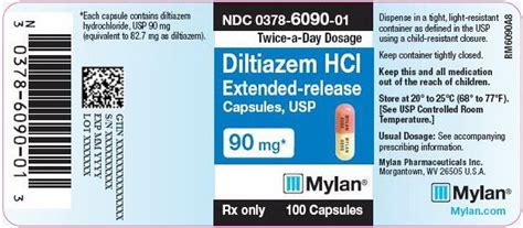 DILTIAZEM HYDROCHLORIDE Capsule Extended Release