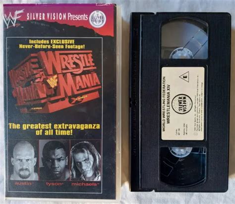 Wwf Wrestlemania Vhs Video Tape Tested Wwe Wcw Ecw Aew Tna