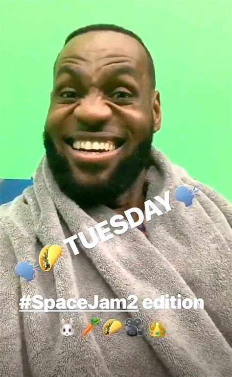 Lebron James Shares Sneak Peek Space Jam 2