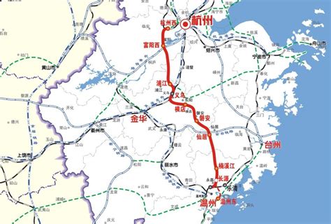 杭温高铁线路图一览 杭州本地宝