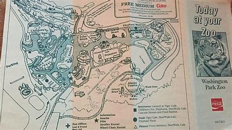 Washington Park (Now Oregon) Zoo map from Spring 1988 : Portland