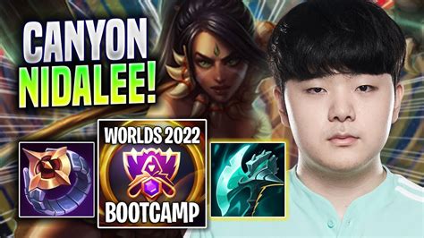 Canyon Perfect Game With Nidalee Dk Canyon Plays Nidalee Jungle Vs