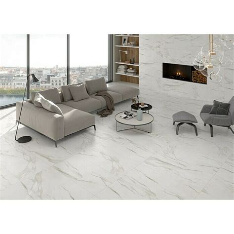 BHS Showroom Pavimento porcelánico Syros 120 x 60 cm Blanco