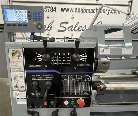 New Kent USA MLX-1740T Precision Lathe, 3.125” Through Hole, 2 Axis Acu ...