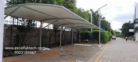 Tunnel Tensile Car Parking Structure For Roofing Paint Coated At Rs