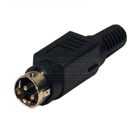 Conector Mini Din P Macho A Reo Alimentaci N Conectrol S A