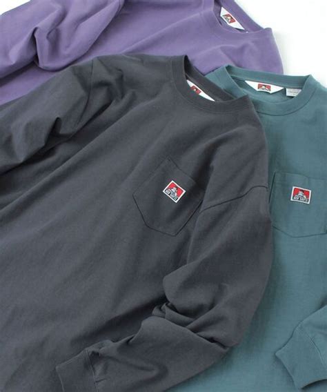 BEN DAVISベンデイビスのBEN DAVIS ベンデイビス LONG SLEEVE POCKET TEE ピスネーム