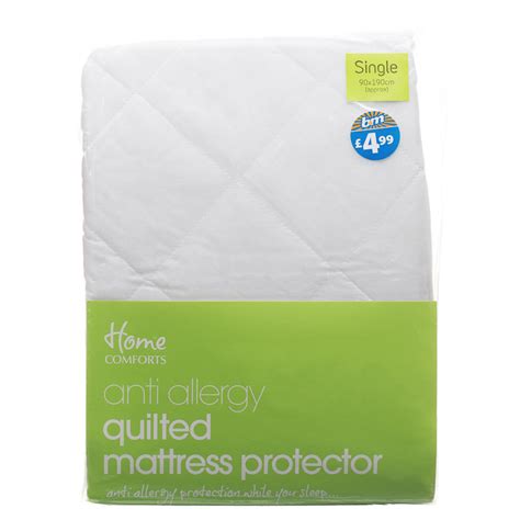 Single Mattress: Quilted Single Mattress Protector