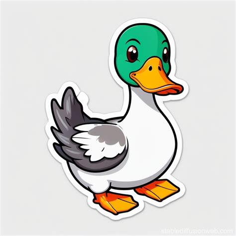 a picture of the classic duck meme also known as a telegram duck ...