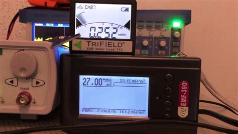 Gq Emf Vs Trifield Tf Emf Meters Rf Frequency Response On Off