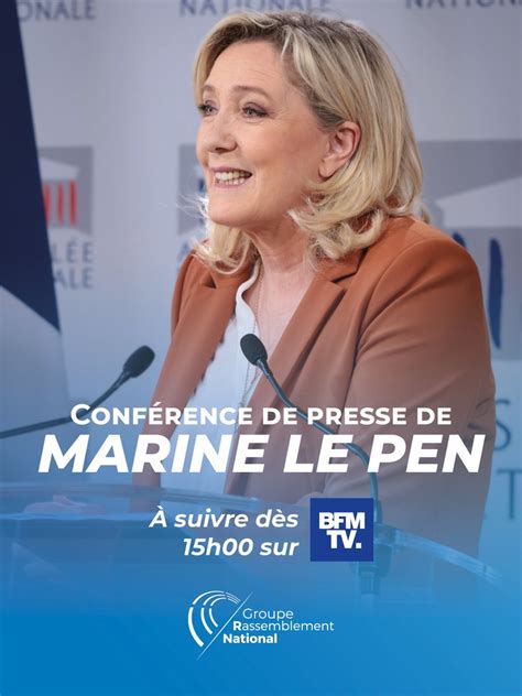 Marine Le Pen on Twitter RT groupeRN off Suivez la réaction de