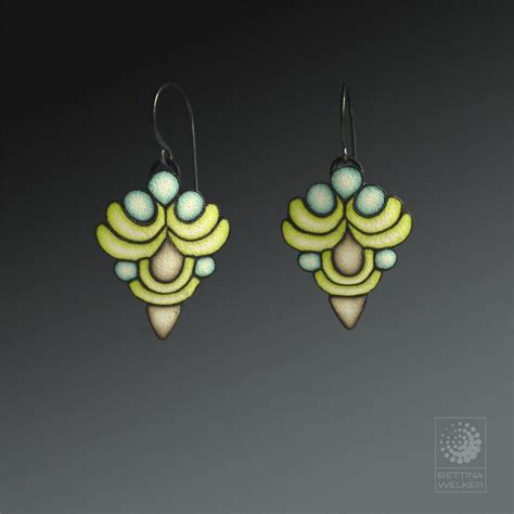 Bettina Welker Art Deco Art Deco Earrings With Bettina Welker