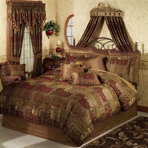 Croscill Galleria Queen 4 Piece Comforter Set King Size Comforter Sets Comforter Sets Luxury