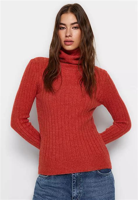 Buy Trendyol Textured Basic Knit Sweater Online ZALORA Malaysia