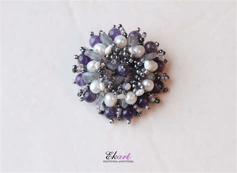 Брошка из жемчуга своими руками - замечательные картинки