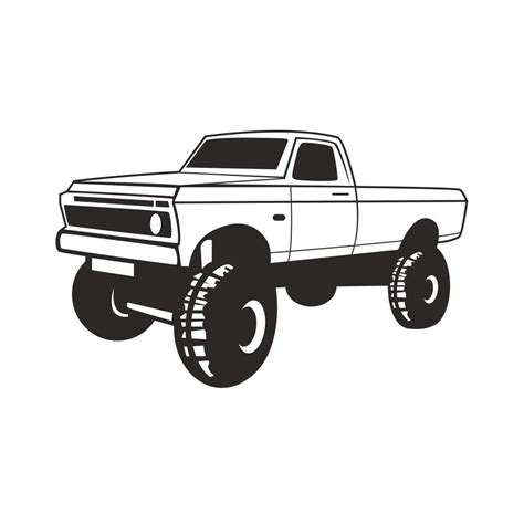 Lifted Truck Vector Art, Icons, and Graphics for Free Download