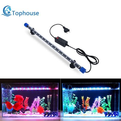 Lumière LED imperméable pour Aquarium lampe à poisson sous marine