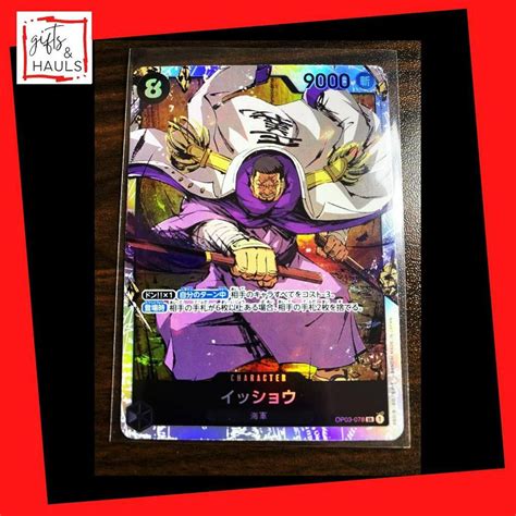 Issho Sr One Piece Card Game Mighty Enemy Op Black