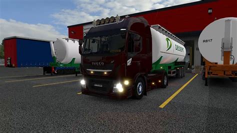 Silo Feldbinder Trailer Euro Truck Simulator V Youtube