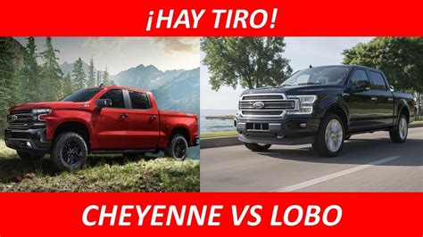 Hay Tiro Ford Lobo F Vs Chevy Cheyenne Silverado Youtube