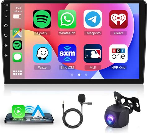 Android 13 doble DIN coche estéreo Carplay Android Auto Mirror Link