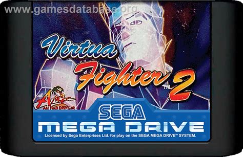 Virtua Fighter 2 Sega Genesis Artwork Cartridge