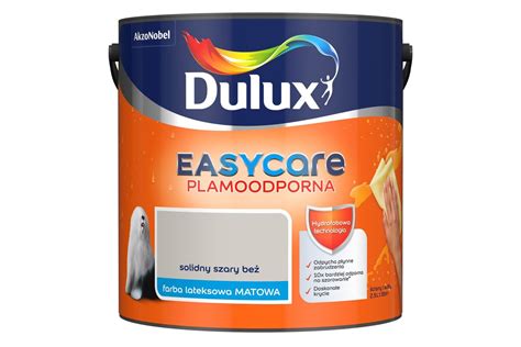 Farba lateksowa EasyCare Plamoodporna Solidny Szary Beż 2 5 l Dulux