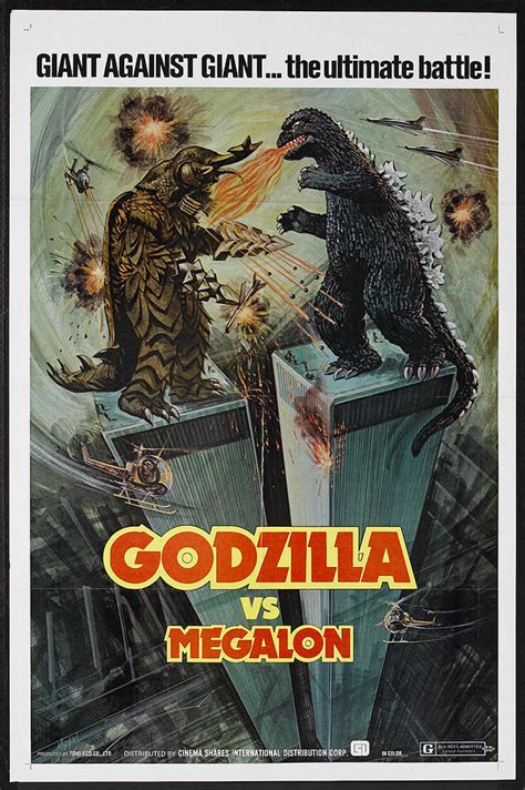 Godzilla Vs Megalon Poster Photograph by Gianfranco Weiss