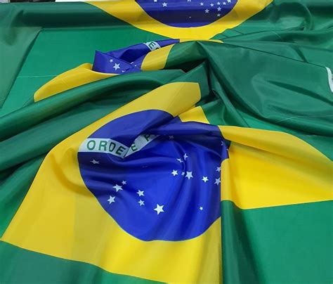 Bandeira Do Brasil Em Failete Extra Grande 300 X 180 Sótecidos Todo Site Em 10x Sem Juros