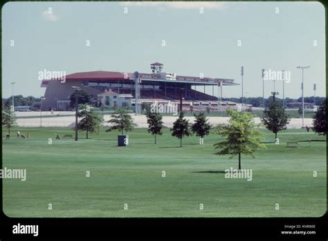 Arlington Park Race Track, Arlington Heights, Illinois, USA, 1972 Stock ...