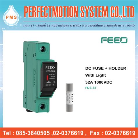 Feeo Dc Fuse Holder With Light A Vdc X Mm Fds