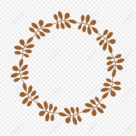 Leaf Wreath Vector Png Images With Transparent Background Free