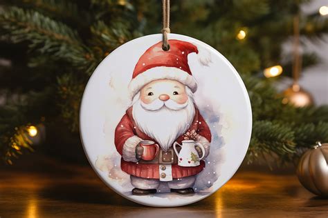 Red Santa Red Ornament Graphic By R Ray Design Creative Fabrica