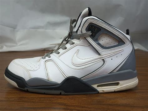 Nike Air Flight Falcon White Basketball Shoes Gem