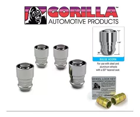 Birlos De Seguridad Gorilla Cabeza Loca Kia Optima 61631 Meses Sin