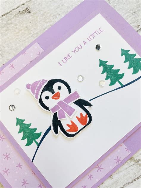 Making Cards With Penguin Place And Peaceful Deer Stampin Up Bundles